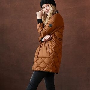 Eddie Bauer packable down jacket.